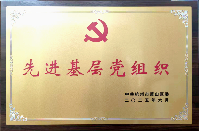 新光公司黨支部榮獲“蕭山區(qū)先進(jìn)基層黨組織”稱(chēng)號(hào)